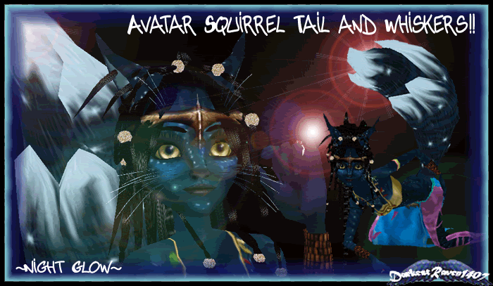 avatar whiskers and squirrel tail