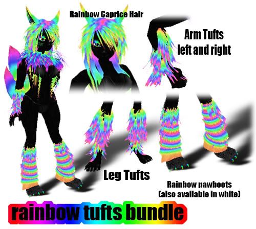 rainbow tufts