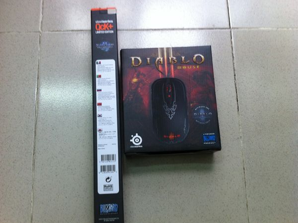 Mouse Diablo 3 Steelseries Gaming Nguyên seal New 100%  full box quà tặng 16$ - 1