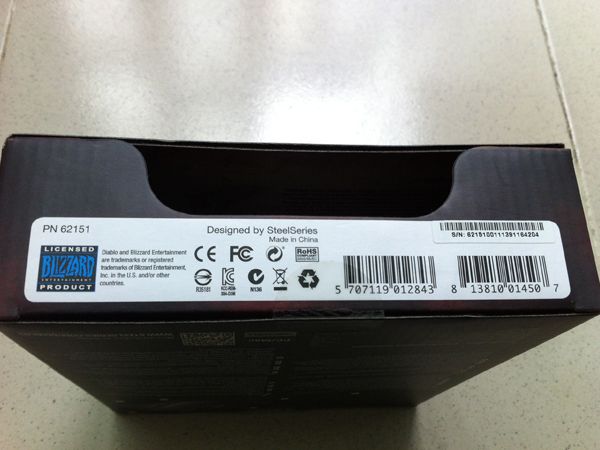 Mouse Diablo 3 Steelseries Gaming Nguyên seal New 100%  full box quà tặng 16$ - 3