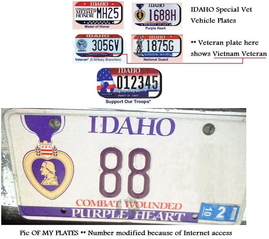 Veteran Vehicle Plates Armchair General and >> The Best
