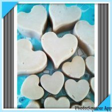 Monkey Farts or Mango Mango Mini Wool Wash Hearts, 5 hearts