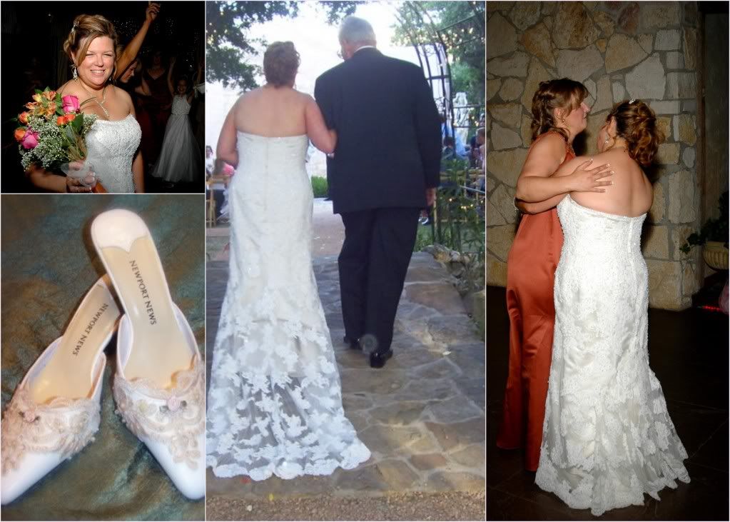Davids Bridal Plus Size Wedding Dress Gorgeous Lace and Custom Bustle