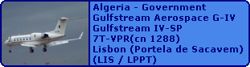 Algeria - Government Gulfstream Aerospace G-IV Gulfstream IV 7T-VPR (cn 1288)