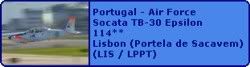 Portugal - Air Force Socata TB-30 Epsilon 114**