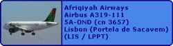 Afriqiyah Airways Airbus A319-111 5A-OND (cn 3657)