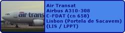 Air Transat Airbus A310-308 C-FDAT (cn 658)