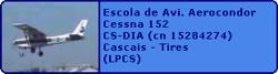 Escola de Avia��o Aerocondor Cessna 152 CS-DIA (cn 15284274)