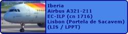 Iberia Airbus A321-211 EC-ILP (cn 1716)