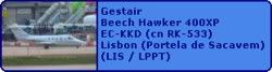 Gestair Beech Hawker 400XP EC-KKD (cn RK-533)