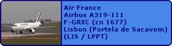 Air France Airbus A319-111 F-GRXC (cn 1677)