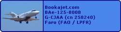 Bookajet.com BAe-125-800B G-CJAA (cn 258240)