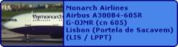 Monarch Airlines Airbus A300B4-605R G-OJMR (cn 605)