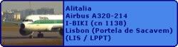 Alitalia Airbus A320-214 I-BIKI (cn 1138)