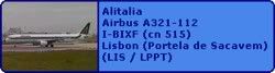Alitalia Airbus A321-112 I-BIXF (cn 515)