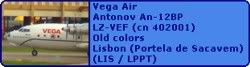 Vega Air Antonov An-12BP LZ-VEF (cn 402001) Old colors