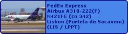FedEx Express Airbus A310-222(F) N421FE (cn 342)