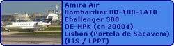 Amira Air Bombardier BD-100-1A10 Challenger 300 OE-HPK (cn 20004)