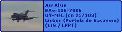Air Alsie BAe-125-700B OY-MFL (cn 257103)