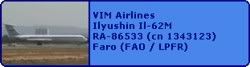 VIM Airlines Ilyushin Il-62M RA-86533 (cn 1343123)