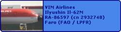 VIM Airlines Ilyushin Il-62M RA-86597 (cn 2932748)