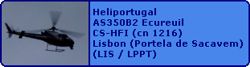 Heliportugal Eurocopter AS-350B-2 Ecureuil CS-HFI (cn 1216)