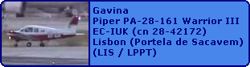 PGavina Piper PA-28-161 Warrior III C EC-IUK (cn 28-42172)