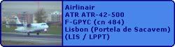 Airlinair ATR ATR-42-500 F-GPYC (cn 484)