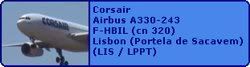 Corsair Airbus A330-243 F-HBIL (cn 320)