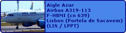 Aigle Azur Airbus A319-113 F-HBMI (cn 639)