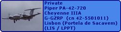 Private Piper PA-42-720 Cheyenne IIIA G-GZRP (cn 42-5501011)