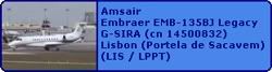 Amsair Embraer EMB-135BJ Legacy G-SIRA (cn 14500832)
