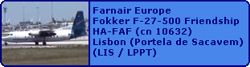 Farnair Europe Fokker F-27-500 Friendship HA-FAF (cn 10632)