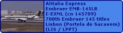 Alitalia Express Embraer EMB-145LR I-EXML (cn 145709)