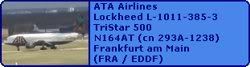 ATA Airlines Lockheed L-1011-385-3 TriStar 500 N164AT (cn 293A-1238)