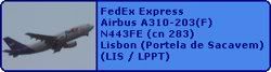 FedEx Express Airbus A310-203(F) N443FE (cn 283)