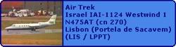 Air Trek Israel IAI-1124 Westwind 1 N475AT (cn 270)