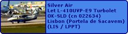 Silver Air Let L-410UVP-E9 Turbolet OK-SLD (cn 022634)