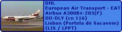 DHL (European Air Transport - EAT) Airbus A300B4-203(F) OO-DLY (cn 116)