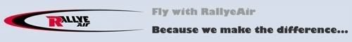Fly with RallyeAir because we make the difference