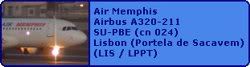 Air Memphis Airbus A320-211 SU-PBE (cn 024)