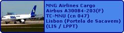MNG Airlines Cargo Airbus A300B4-203(F) TC-MNU (cn 047)