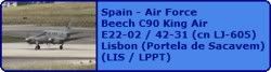 Spain - Air Force Beech C90 King Air E22-02 / 42-31 (cn LJ-605)
