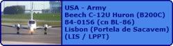 USA - Army Beech C-12U Huron (B200C) 84-0156 (cn BL-86)