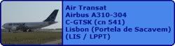 Air Transat Airbus A310-304 C-GTSK (cn 541)