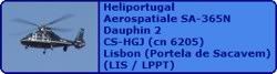 Heliportugal Aerospatiale SA-365N Dauphin 2 CS-HGJ (cn 6205)