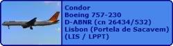 Condor Boeing 757-230 D-ABNR (cn 26434/532)