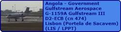 Angola Government Gulfstream Aerospace G-1159A Gulfstream III D2-ECB (cn 474)