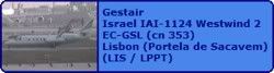 Gestair Israel IAI-1124 Westwind 2 EC-GSL (cn 353)