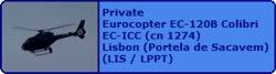 Private Eurocopter EC-120B Colibri EC-ICC (cn 1274) 